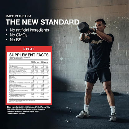 RAW Preworkout Powder, Thavage (5 Peat, Red Gummy) - Chris Bumstead Sports Nutrition Supplement for Men & Women - Cbum Pre Workout for Working Out, Hydration, Mental Focus & Energy - 40 Servings