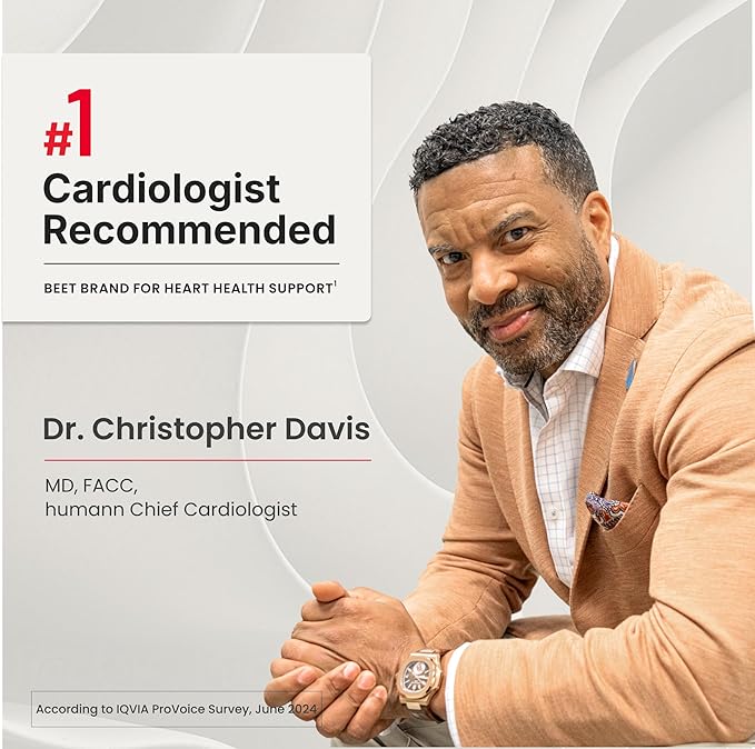 humanN SuperBeets Heart Chews, Nitric Oxide and Blood Pressure Support, Grape Seed Extract & Non-GMO Beet Root Powder Energy Chew, Pomegranate Berry Flavor, 180 Count