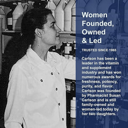 Carlson - Cod Liver Oil Gems, 460 mg Omega-3s, Plus Vitamins A and D3, Wild Caught Norwegian Arctic Cod Liver Oil, Sustainably Sourced Nordic Fish Oil Capsules, Lemon, 150 + 30 Softgels