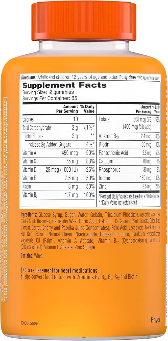 One A Day Women’s Multivitamin Gummies, Multivitamin For Women with Vitamin A, C, D, E and Zinc for Immune Health Support*, Calcium & more, 170 count