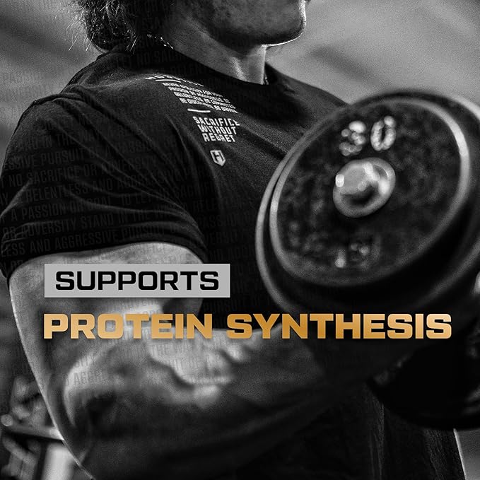 HOSSTILE Glutamine, Fermented L Glutamine Powder for Men & Women, Enhance Muscle Recovery, Support Protein Synthesis, Post Workout Recovery Drink, Unflavored, 60 Servings