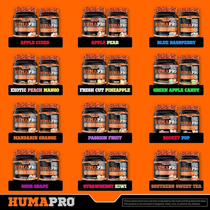 Humapro | Amino Acids Protein Matrix for Humans | 99% Utilization for Lean Muscle | Vegan, Gluten Free | 667g / 90 Servings (Southern Sweet Tea)