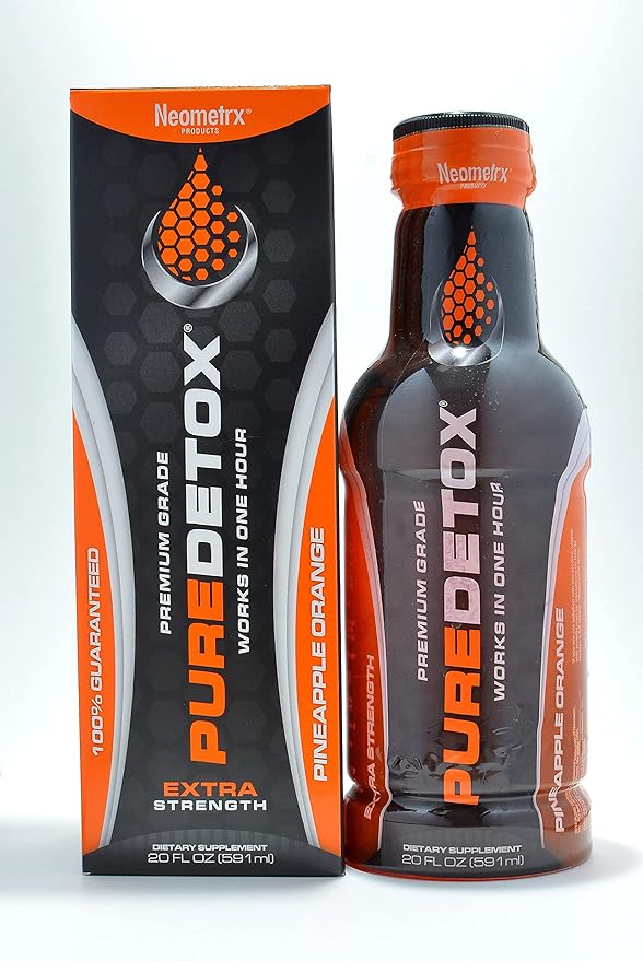 Neometrx Same-Day Extra Strength Detox Drink, Pineapple Orange Flavor, 20 Fl Oz