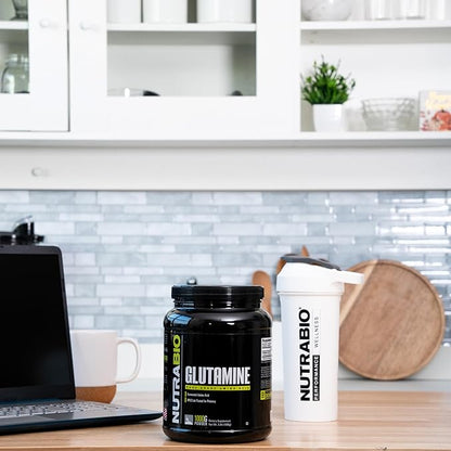 NutraBio Pure L-Glutamine Powder - L-Glutamine Supplement- Amino Acid - Pure Grade: Absolutely no Additives, Fillers or Excipients! - Muscle Recovery Supplement - (1000 Grams)