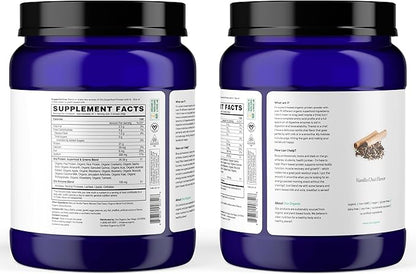 Ora Organic Vegan Protein Powder - 21g Plant Based Protein Powder for Women and Men | Clean Protein Source, Keto Friendly, Gluten Free, Paleo, Dairy-Free, Gluten-Free, Soy-Free (Vanilla Chai)