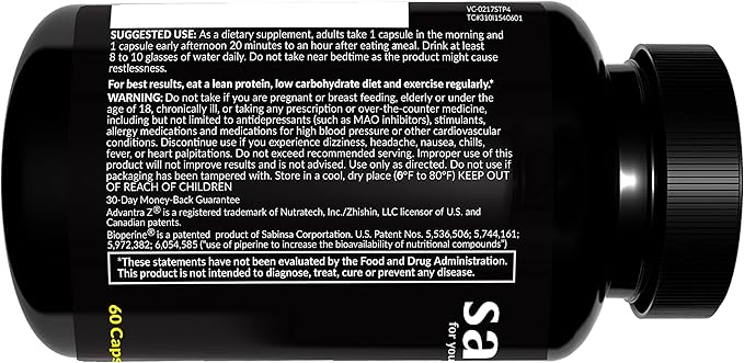 Saba TrimPro™ - Thermogenic Fat Burner - Weight Loss, Appetite Suppressant, & Energy Booster - Premium Vitamins, Minerals & Plant Ingredients & More - 60 Natural Diet Pills