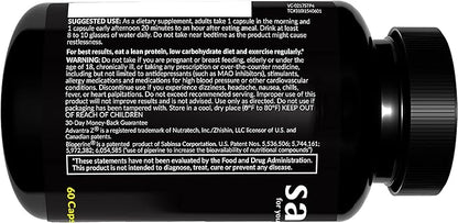 Saba TrimPro™ - Thermogenic Fat Burner - Weight Loss, Appetite Suppressant, & Energy Booster - Premium Vitamins, Minerals & Plant Ingredients & More - 60 Natural Diet Pills