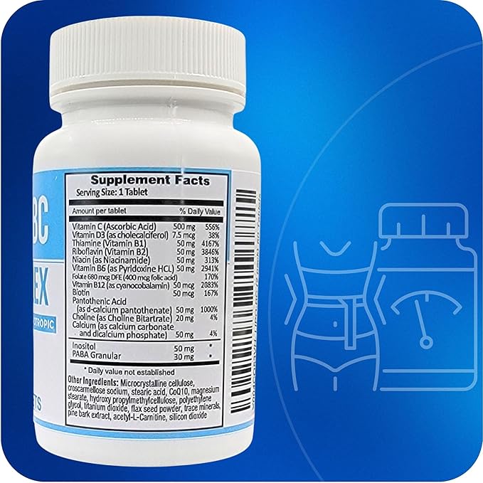 LIPO BC (2 Pack - 60 Tablets) 120 Tablets Lipotrophic Weight Loss Supplement