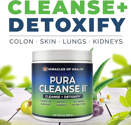 Pura Cleanse II Super Herb & Fiber Detox Drink
