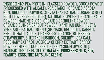 Vega Essentials Plant Based Protein Powder, Chocolate - Vegan, Superfood, Vitamins, Antioxidants, Keto, Low Carb, Dairy Free, Gluten Free, Pea Protein for Women & Men, 2.4 lbs (Packaging May Vary)