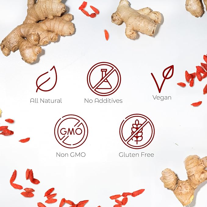 Dr. Zisman ZT Slimming - Goji-Ginger Detox Blend - Healthy Weight Management Organic Herbal Tea Organic for Cleanse, Enhance Your Metabolism Naturally (Loose Leaf)