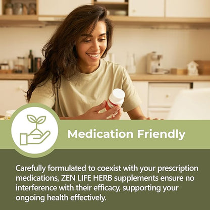 Muscle Ease - Joint, Muscle & Nerve Support Fast Acting Relax Comfort Recovery Natural Herbal Supplement - (60 Capsules) MAX-Strength