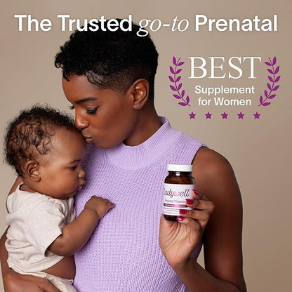 Prenatal Multivitamin | Conception, Pregnancy & Postpartum | Key Ingredients Including DHA, Folate & Iron | Expertly-Formulated & Tested | Designed for Absorption with Nausea Support, 60 Ct
