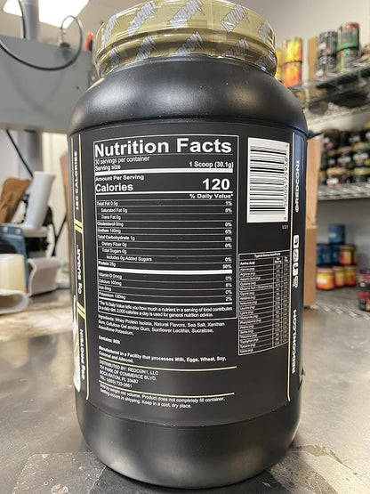 REDCON1 Isotope 100% Whey Isolate, Vanilla - Keto Friendly Whey Protein Powder - Low Carb + Sugar Free Whey Protein Isolate - Lactose Free Keto Protein Powder (30 Servings)