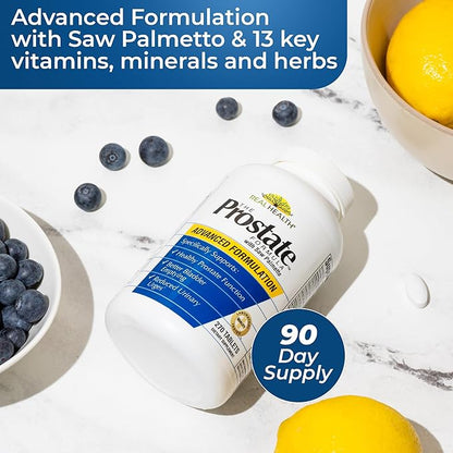 Real Health Prostate Complete - Prostate Supplements for Men, Prostate Health, Prostate Relief, Saw Palmetto for Men, One-per-Day Prostate Formula - 30 Count