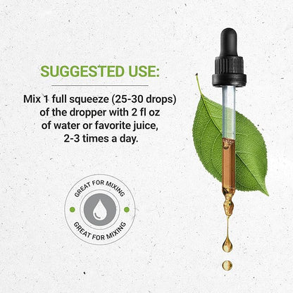 Secrets of the Tribe - Intestinal Rescue, Gas and Bloating Formula, Herbal Supplement Blend Drops Alcohol-Free Liquid Extract (4 fl oz)