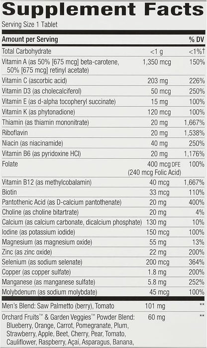 Natures Way Alive Once Daily Men's, 60 Tablets (Pack of 6)