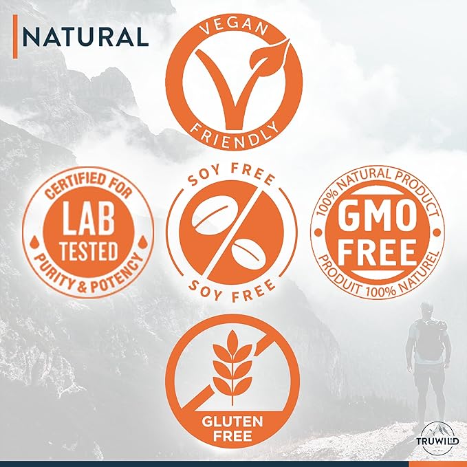 TruWild Motion All Natural Pre Workout Powder Drink Mix for Men & Women w/No Jitters or Crash – Whole Food Plant Based Vegan – Organic w/Electrolytes + BioPerine – 20 Servings (Pineapple Mango)