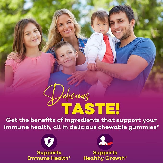 Sakoon nutrition Elderberry & Black Seed Oil Gummies for Kids, Immune Support Gummies, with Vitamin C and Zinc, Delicious Berry Flavor, 60 Gummies