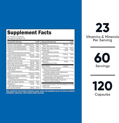 Nutricost Multivitamin for Men 120 Capsules - Vitamins and Minerals for The Healthy Man
