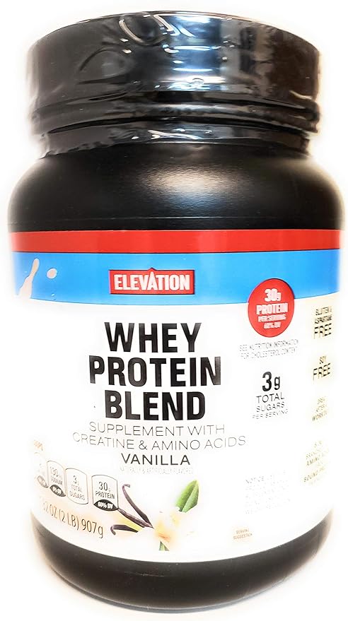 Elevation by Millville Vanilla Protein Powder 32oz, pack of 1