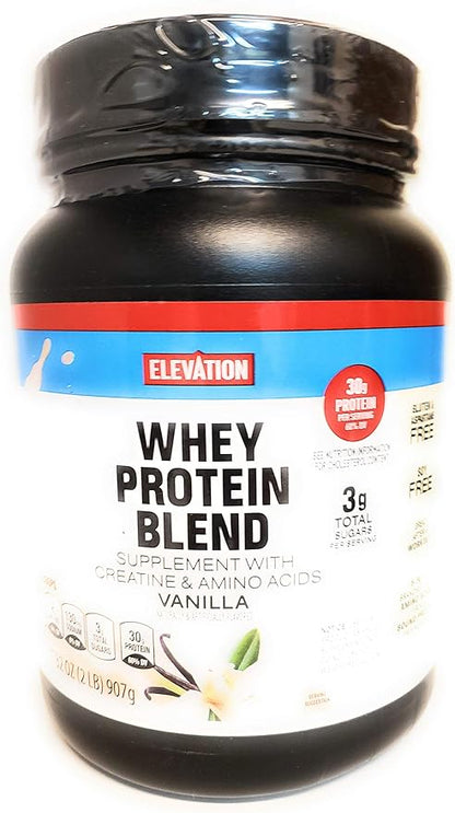 Elevation by Millville Vanilla Protein Powder 32oz, pack of 1