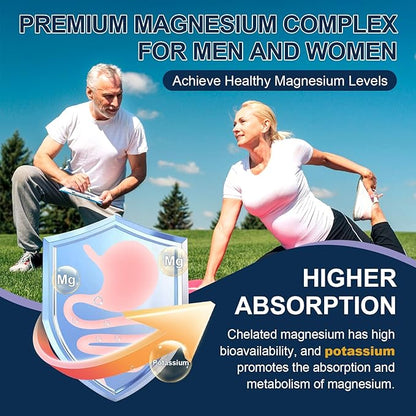 Magnesium Powder Supplement with Glycinate, Citrate, Malate, Magnesium Complex with L-Theanine & Vitamin B6 for Muscle, Heart & Brain, Vegan, Non GMO, 10.58 oz (100 Servings), Lemon Orange Flavor