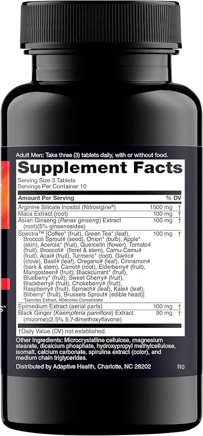 Nugenix Perform, Nitric Oxide and Vitality Booster for Men - 30ct