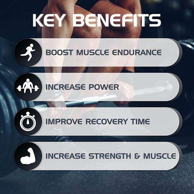 GMU SPORT - Flavored Creatine Monohydrate Powder for Men and Women - Pure Creatine Powder for Muscle Growth, Enhanced Performance and Increased Strength - Creatine Strawberry Lemonade Supplement