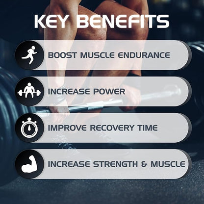 GMU SPORT - Flavored Creatine Monohydrate Powder for Men and Women - Pure Creatine Powder for Muscle Growth, Enhanced Performance and Increased Strength - Creatine Strawberry Lemonade Supplement