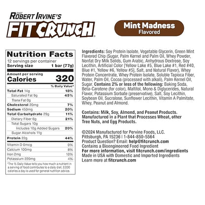 FITCRUNCH Loaded Cookie Protein Bar, High Protein, Gluten Free, Protein Snack (12 Cookie Bars, Variety Pack)