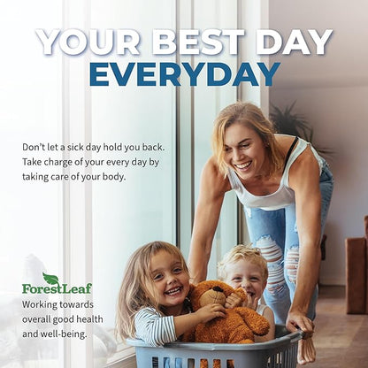 ForestLeaf Vitamin D3 5000 IU - Bone Health and Immune Support - Small Easy to Swallow Vegetable Capsules - Non-GMO Gluten Free VIT D - VIT D3 Vitamin D Supplements for Women and Men, 180 Count