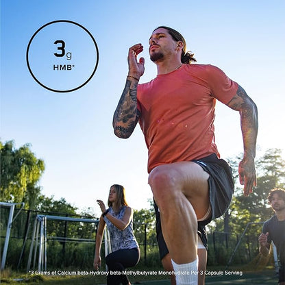 Optimum Nutrition HMB 1000 Caps, 1g of Calcium beta-Hydroxy beta-methylbutyrate per Capsule, 90 Capsules, 30 Servings