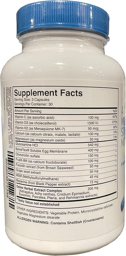 Motion 5 - Glucosamine Chondroitin MSM Supplement - 90 Capsules (30 Day Supply)
