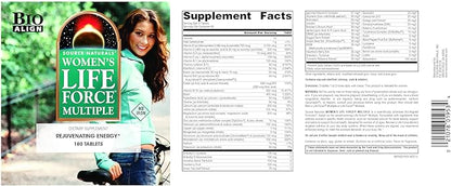 Source Naturals Wonmen's Life Force Mutiple, Dietary Supplement Rejuvenating Enegry* - 180 Tablets