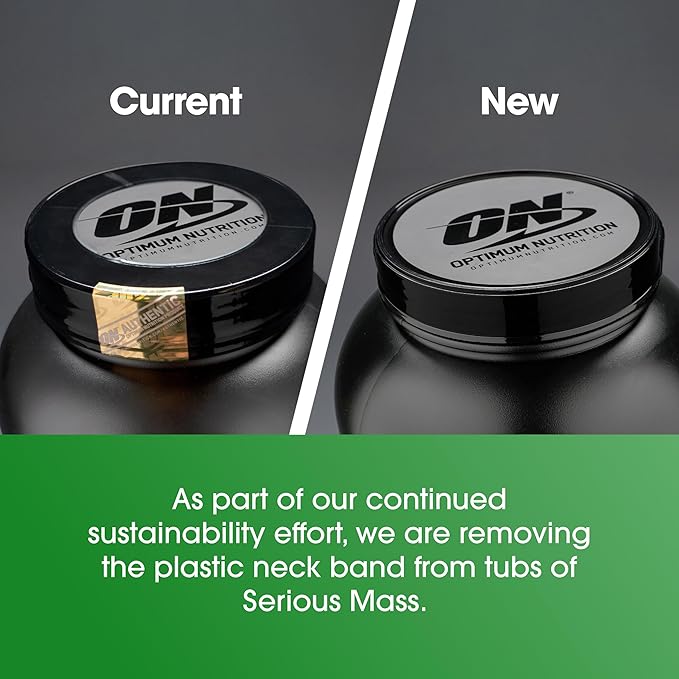 Optimum Nutrition Serious Mass, Weight Gainer Protein Powder, Mass Gainer, Vitamin C and Zinc for Immune Support, Creatine, Chocolate, 12 Pound (Packaging May Vary)