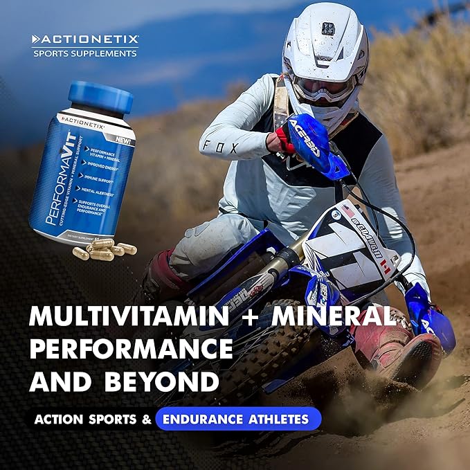PerformaVit, Athlete Multivitamin For Men & Women, Mens Multivitamins & Minerals, Mens One A Day Multivitamins for Health, Endurance, Immune & Performance, Men’s Multivitamin, 60 Capsules