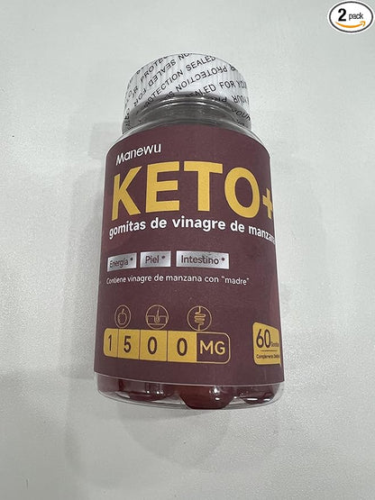 Keto ACV Gummies - ACV Keto Gummies Diet Supplement for Women Men - 1500mg Organic Apple Cider Vinegar with Mother - Gluten Free, Vegan, Non-GMO, Made in USA