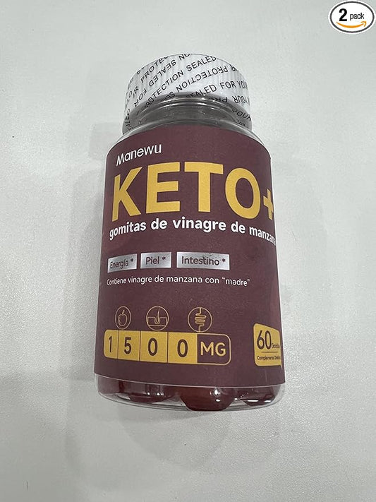 Keto ACV Gummies - ACV Keto Gummies Diet Supplement for Women Men - 1500mg Organic Apple Cider Vinegar with Mother - Gluten Free, Vegan, Non-GMO, Made in USA