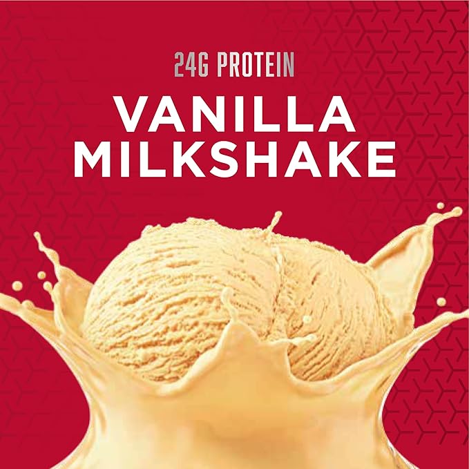 BSN SYNTHA-6 Edge Protein Powder, Vanilla Protein Powder with Hydrolyzed Whey, Micellar Casein, Milk Protein Isolate, Low Sugar, 24g Protein, Vanilla Milkshake, 28 Servings