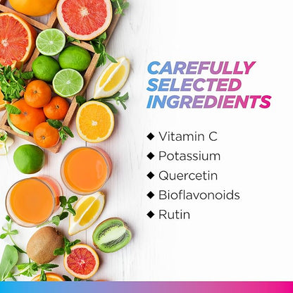 Livingood Daily High Dose Vitamin C Powder Supplement - 2,600mg Ascorbic Acid Powder Supports Immunity & Skin Health - Powdered Vitamin C with Quercetin & Citrus Bioflavonoids - Vegan, 30 Servings