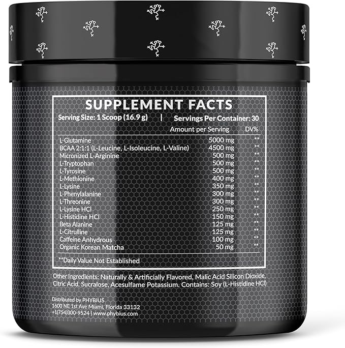 BCAA's + EAA's + Matcha Tea