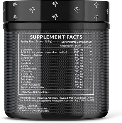 BCAA's + EAA's + Matcha Tea