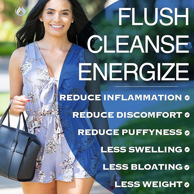 Water Pills Diuretic for Water Retention, Detox, Liver, Kidney Cleanse, Weight, Swelling & Bloating Relief. Green Tea, Cranberry, Apple Cider Vinegar, Dandelion, Vitamin B6, Chloride, Potassium (3)