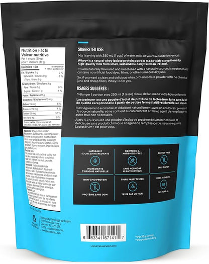 LEGION Whey+ Whey Isolate Protein Powder from Grass Fed Cows - Low Carb, Low Calorie, Non-GMO, Lactose Free, Gluten Free, Sugar Free, All Natural Whey Protein Isolate, (30 Serving, Birthday Cake)