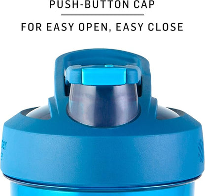 BlenderBottle Strada Shaker Cup Perfect for Protein Shakes and Pre Workout, 24-Ounce, White