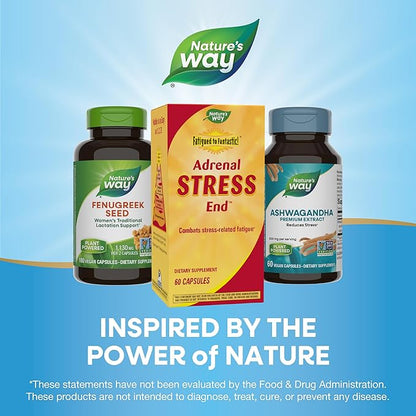 Nature's Way Fatigued to Fantastic! Adrenal Stress End, Stress-related Fatigue Support*, 60 Count