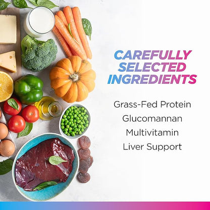 Livingood Daily Collagen Powder for Women & Men (Unflavored) - Grass-Fed Hydrolyzed Collagen Peptides, Protein & Multivitamins for Healthy Hair, Skin & Nails - Keto & Paleo, Gluten Free - 30 Servings