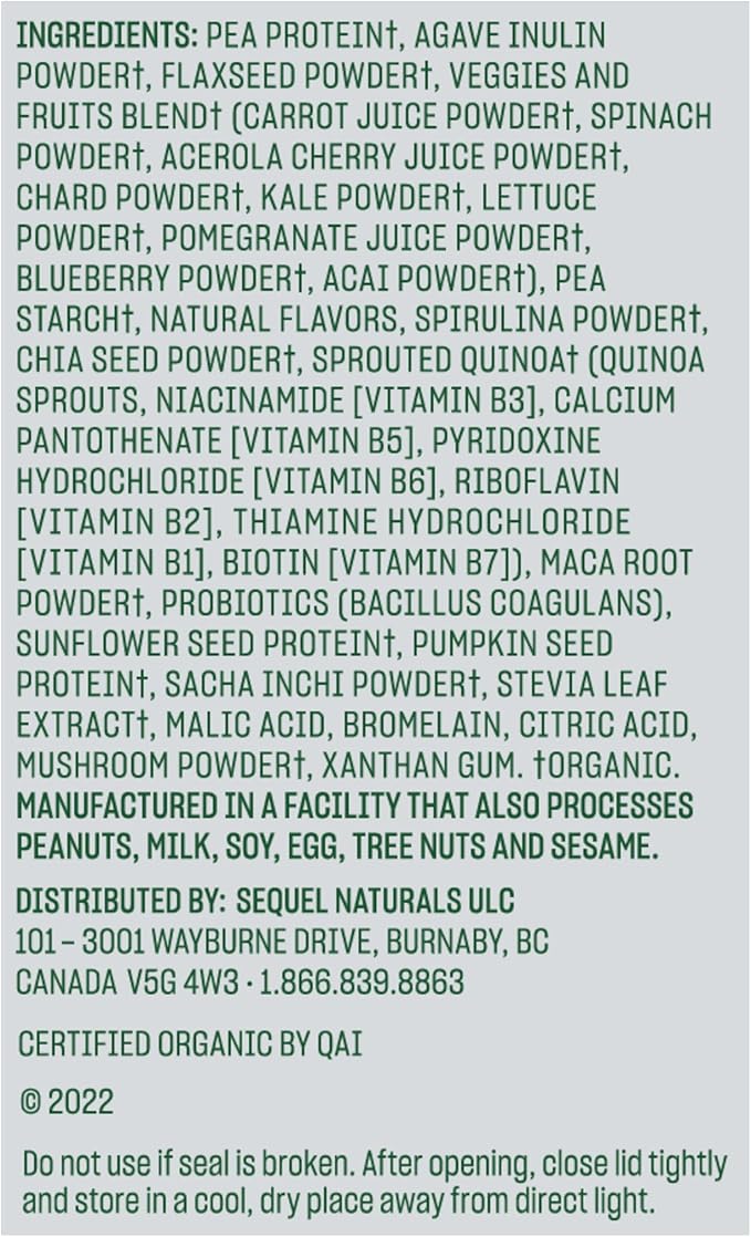 Vega Organic All-in-One Vegan Protein Powder, Berry - Superfood Ingredients, Vitamins for Immunity Support, Keto Friendly, Pea Protein for Women & Men, 1.5 lbs (Packaging May Vary)